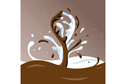 Chocolate Milk Splash.