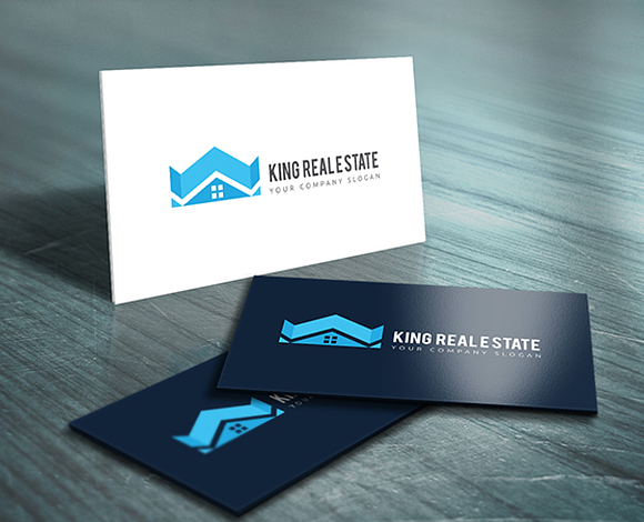 King Real Estate in Logo Templates - product preview 1