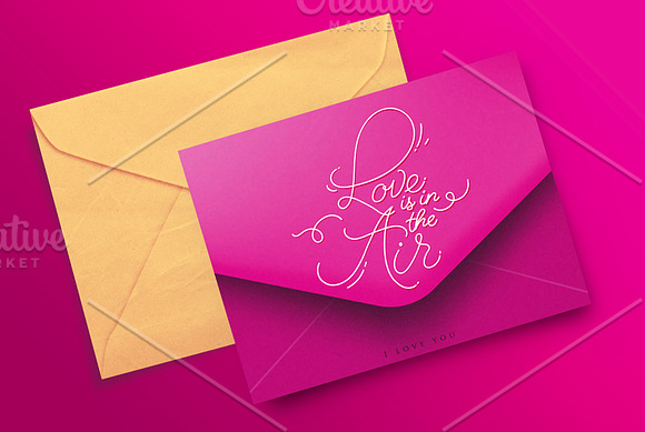 Greeting Valentines Envelopes in Illustrations - product preview 1