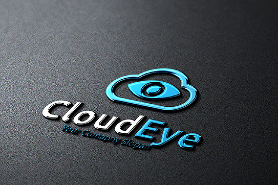 Cloud Eye in Logo Templates - product preview 8