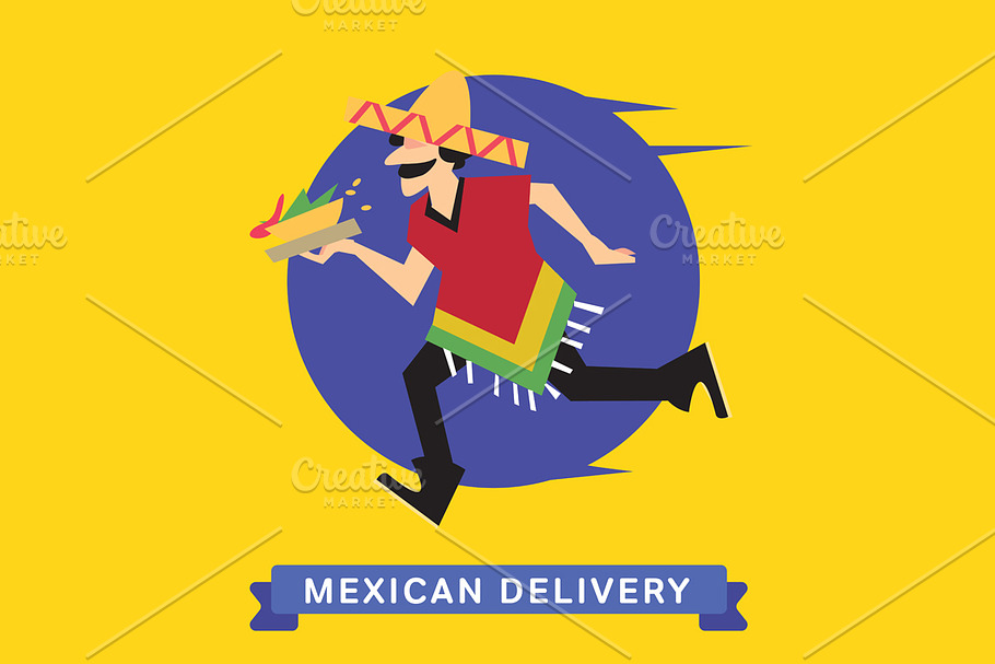 Delivery service of Mexican Food