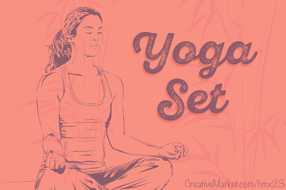 Yoga Set 1 | Vector in Illustrations - product preview 5