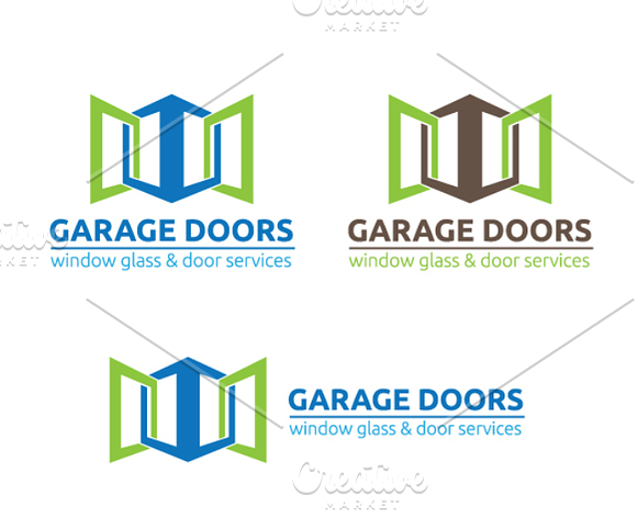 Garage Doors in Logo Templates - product preview 4