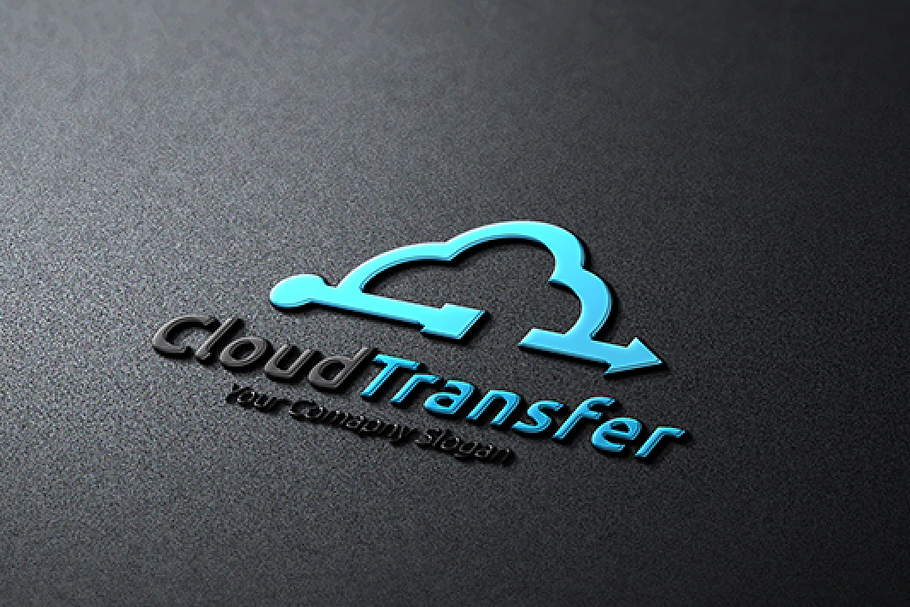 Cloud Transfer in Logo Templates - product preview 8