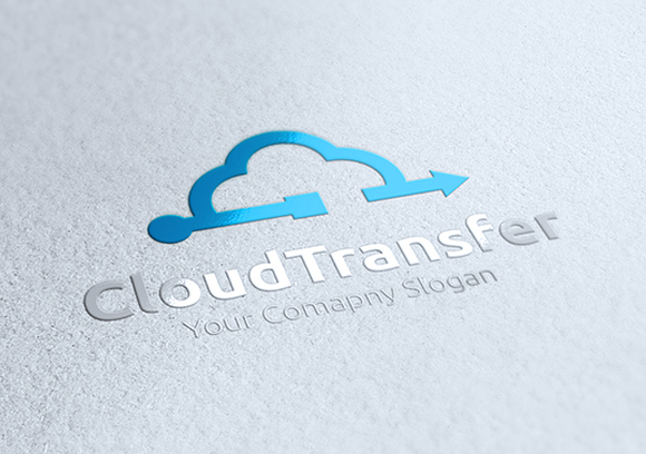 Cloud Transfer in Logo Templates - product preview 1