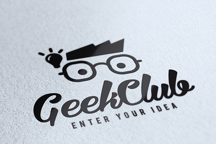 Geek Club in Logo Templates - product preview 8