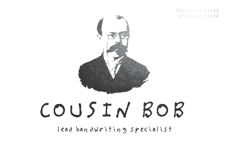 Cousin Bob in Display Fonts - product preview 8