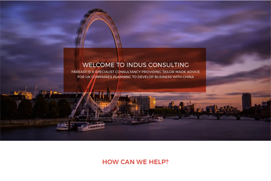 Business Consultancy Landing Page