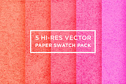 5 Hi-Res Vector Paper Textures Pack