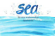 Watercolor Sea Textures