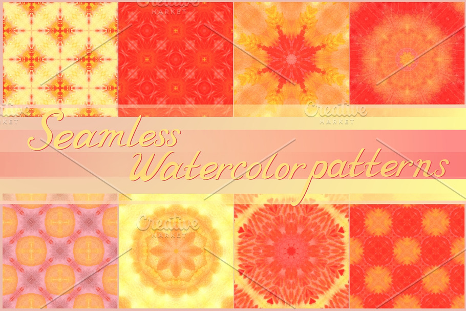 20 seamless watercolor textures in Textures - product preview 8