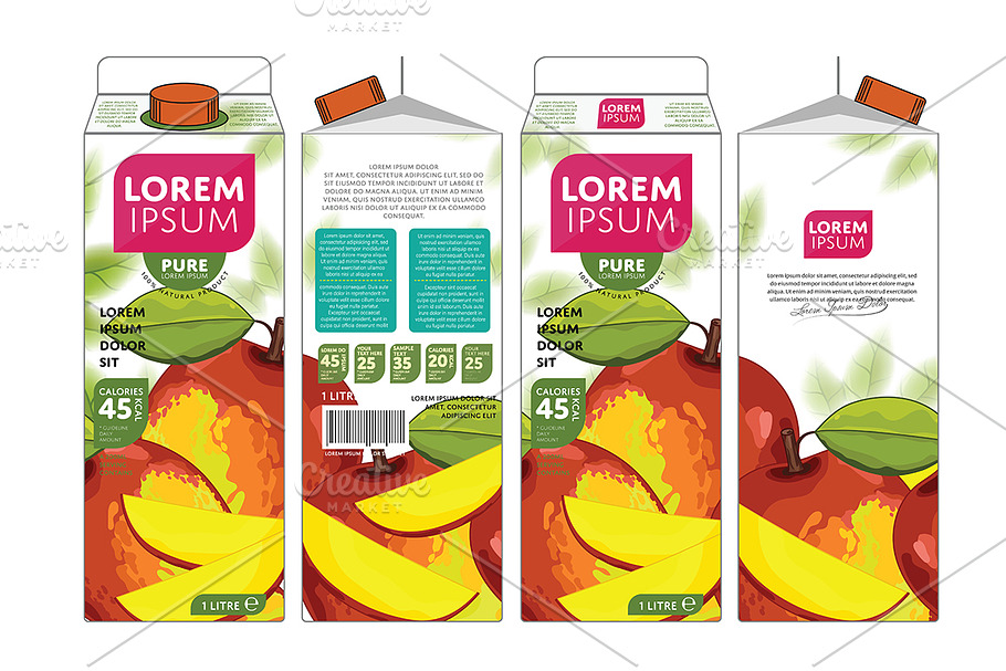 Packaging Design Mango Juice