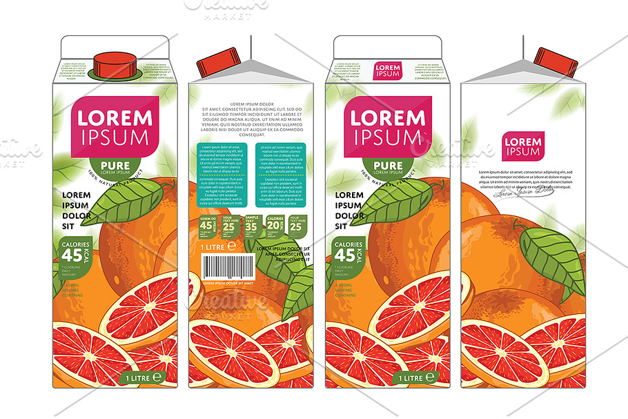 Packaging Design Grapefruit Juice