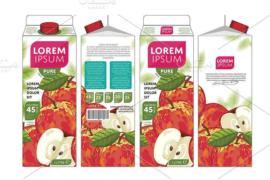 Packaging Design Apple Juice