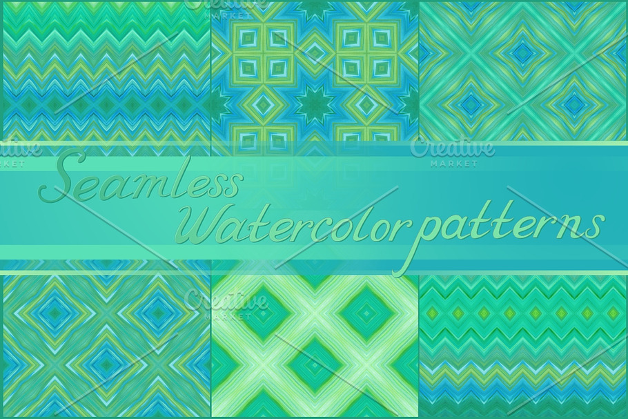 22 seamless watercolor textures in Textures - product preview 8