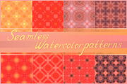 20 seamless watercolor patterns