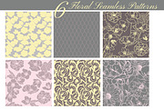 Collection of 6 floral patterns