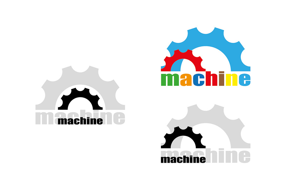 Machine logo | Creative Daddy