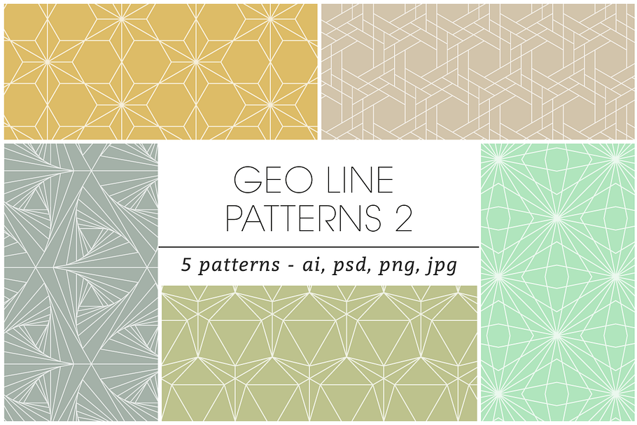 Geometric Line Patterns 2