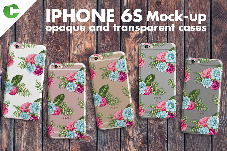 Iphone 6S Case + Device Mock-Up in Product Mockups - product preview 8