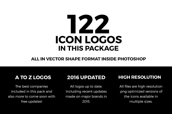 Social Media Icons 2016 Photoshop in Graphics - product preview 1