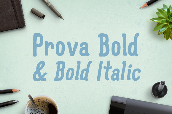 Prova Bold & Bold Italic in Display Fonts - product preview 1
