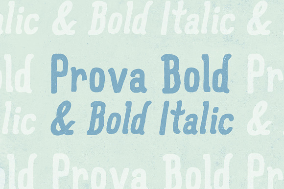 Prova Bold & Bold Italic in Display Fonts - product preview 2