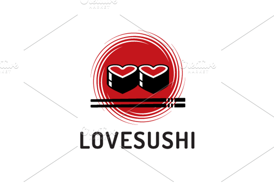 LoveSushi_logo in Logo Templates - product preview 8