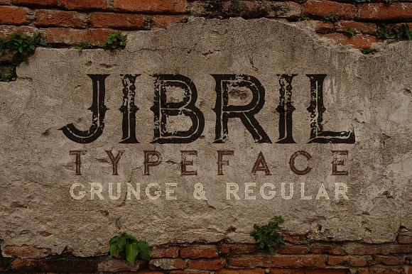 Jibril - Vintage Style Font in Display Fonts - product preview 2