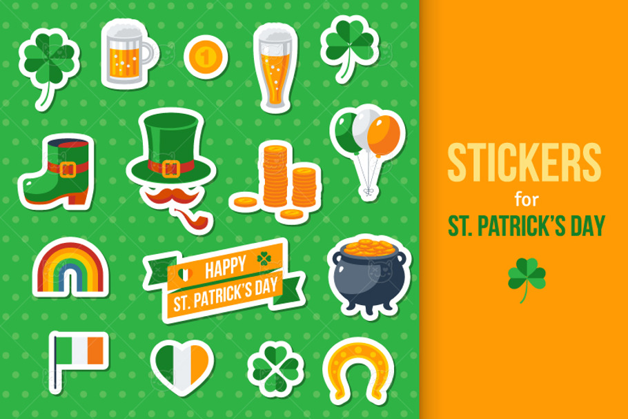 St.Patrick's Day Stickers