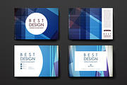 Banners in abstract style