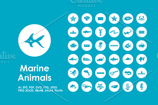 Marine Animals icons