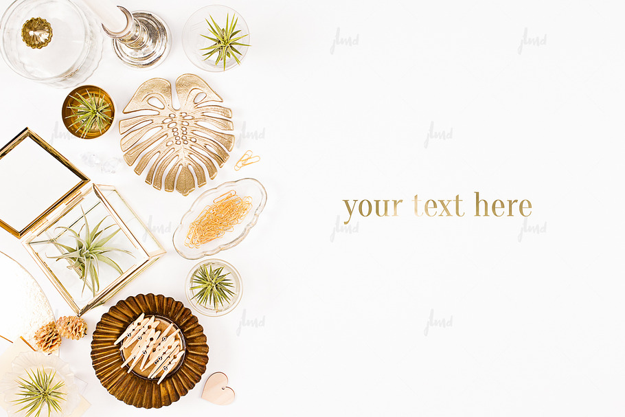 Styled desktop with air plants ♥ in Product Mockups - product preview 8