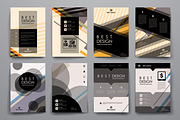 Set of Abstract Brochures