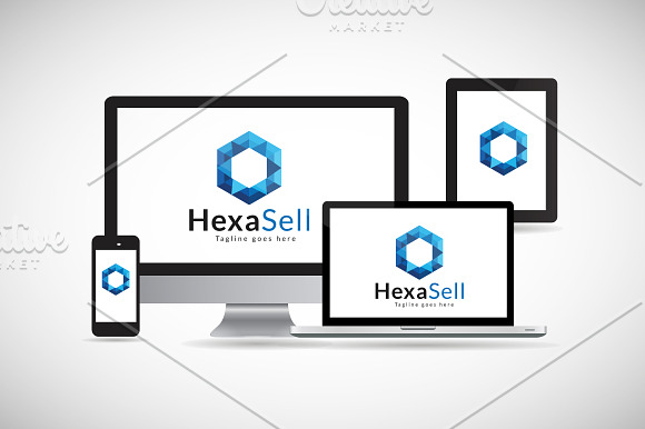 [68% off] Hexa Sell - Logo Design in Logo Templates - product preview 2