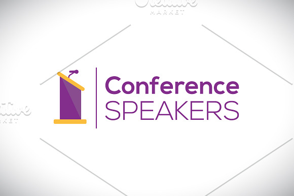[68% off] Conference Speaker Logo in Logo Templates - product preview 1