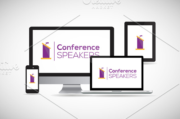 [68% off] Conference Speaker Logo in Logo Templates - product preview 2