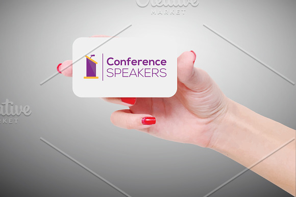 [68% off] Conference Speaker Logo in Logo Templates - product preview 3