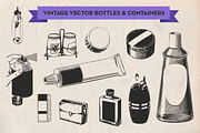 Vintage Vector Bottles & Containers