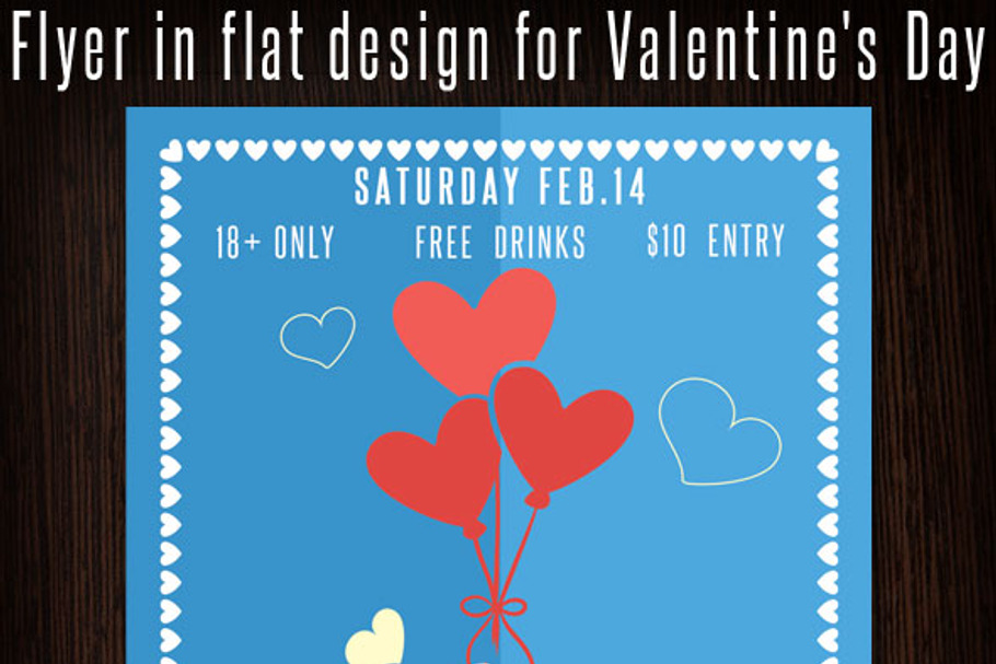Valentine's Day Flat Flyer