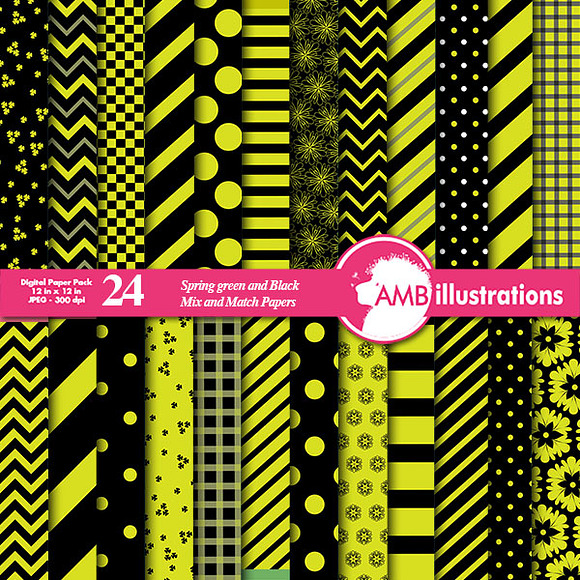 MIX AND MATCH AMB-529 in Patterns - product preview 4