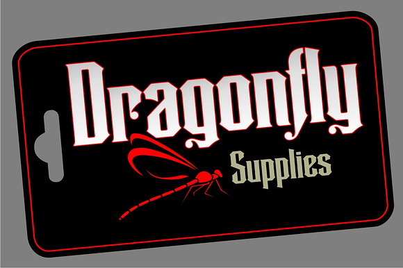 Dragonfly in Display Fonts - product preview 3