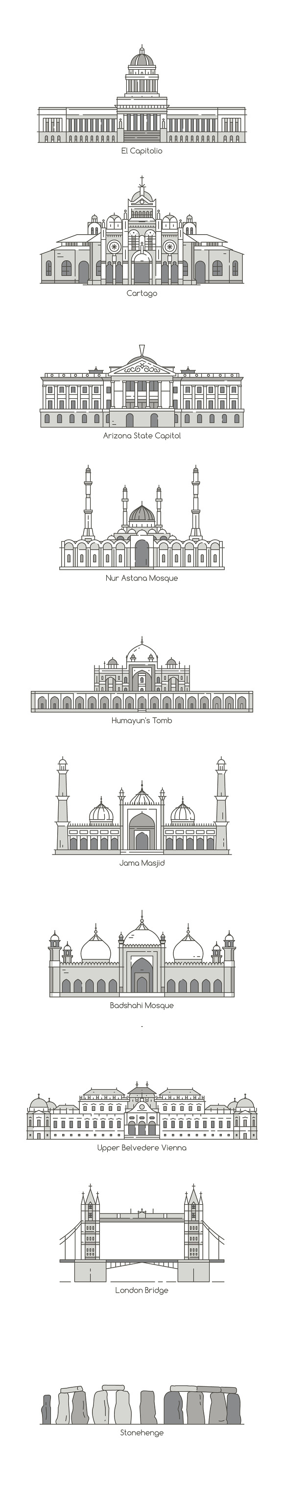 World's Famous Landmarks in Illustrations - product preview 7