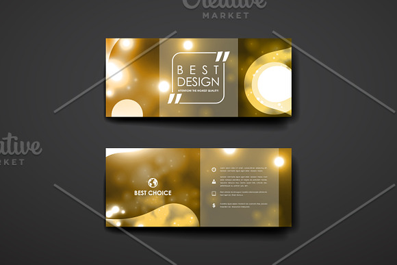 Banners in abstract style in Card Templates - product preview 5
