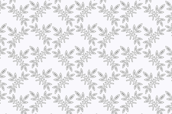 Set of floral seamless patterns in Patterns - product preview 3