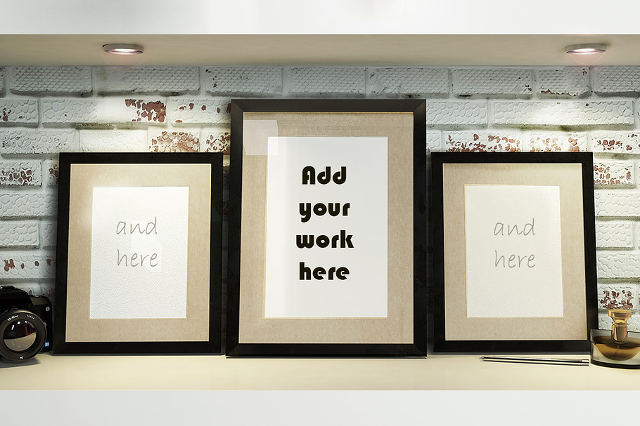 Frame mock up in Product Mockups - product preview 8