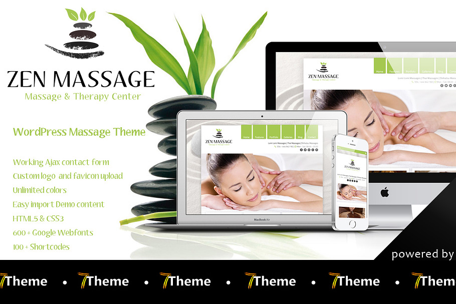 Zen - Massage Salon WP Theme in WordPress Business Themes - product preview 8
