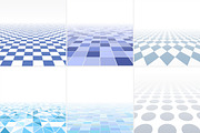 Blue tile abstract backgrounds.