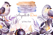 Argenté&Doré. Watercolor Set