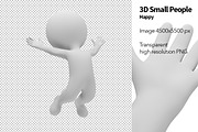 3D Small People - Happy